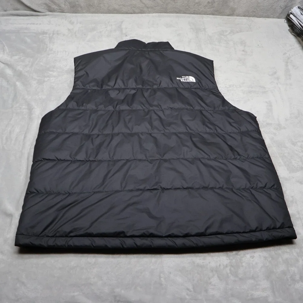 North Face Vest Men Large Black Everyday Insulated Light Pack Quilted Puffer